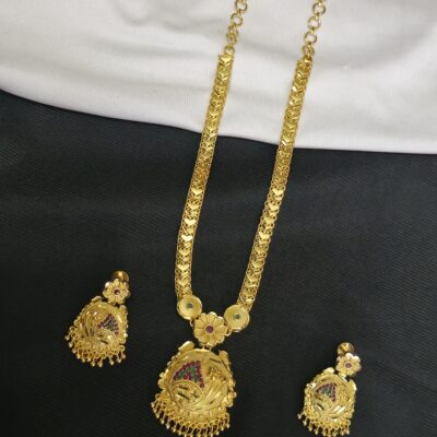 Foaming Necklace Real Gold look