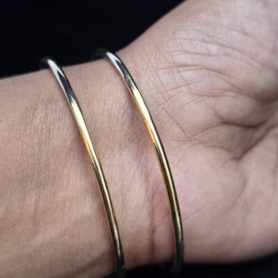 five metal bangle