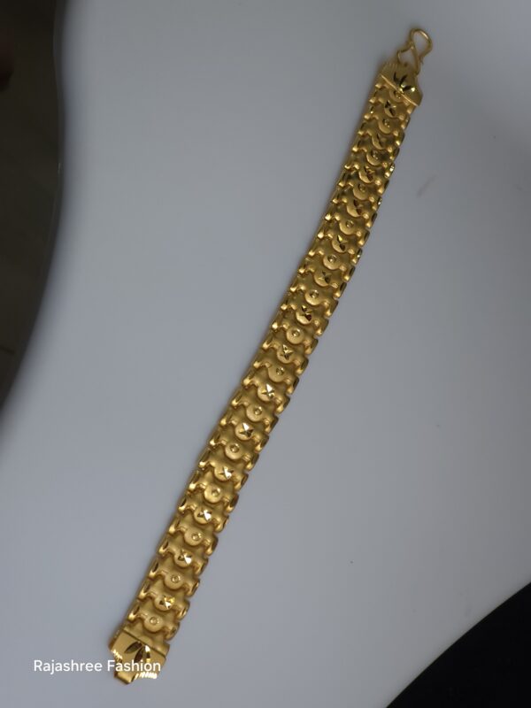 one gram model foaming mens bracelet