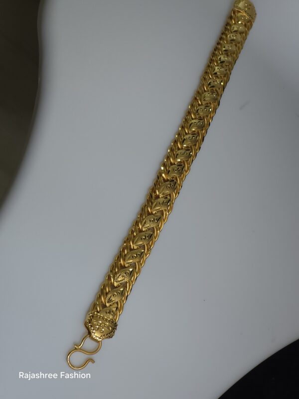 one gram model foaming mens bracelet