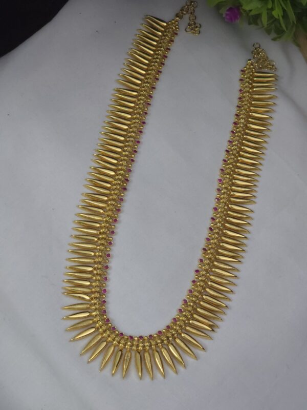 wedding mullai haram,comes with ruby stone