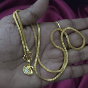  18 inches ad swan dollar chain 