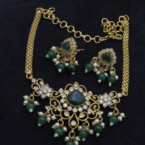 Premium Matt emarald chik choker