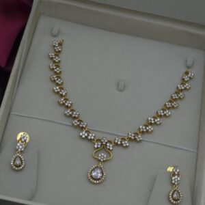 Premium Matt ad diamond necklace