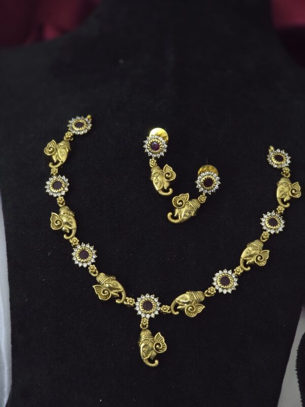 Premium ad vinayagar necklace