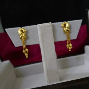 Premium chain drops earing