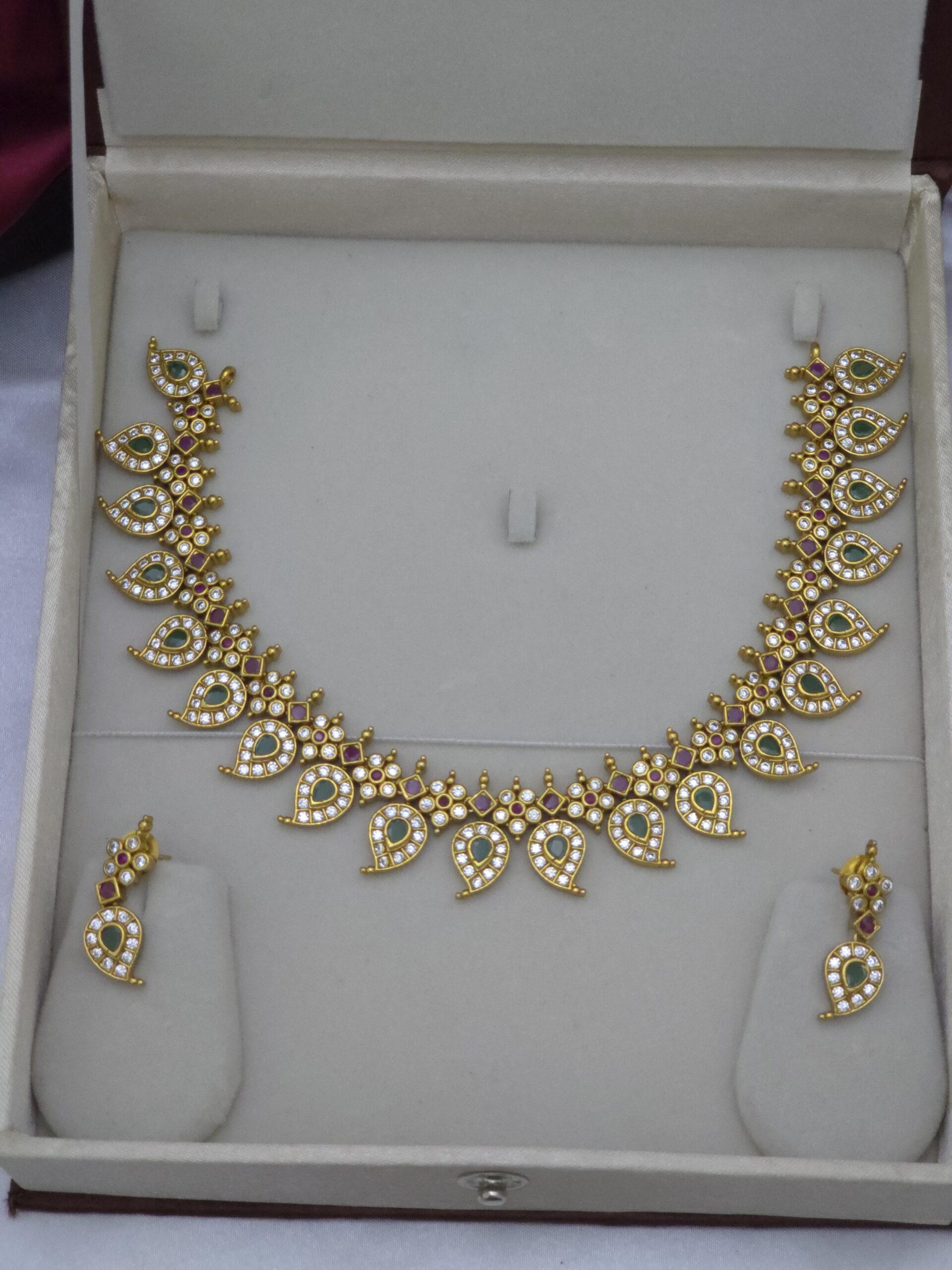Premium mango multi ad necklace