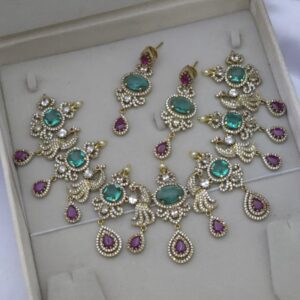 Premium AD diamond look necklace celebrity inspired