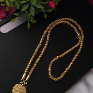 28 inches  chain comes cross foaming dollar chain