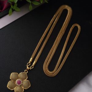 32 inches net chain comes with ad flower turkish dollar chain