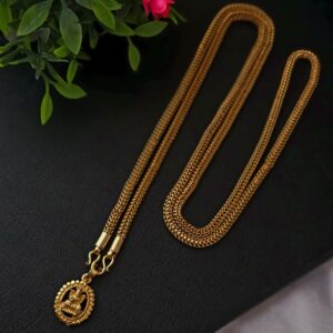 32 inches net chain comes with goddes lakshmi dollar chain