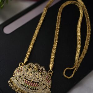 impon 32 inches lakshmi dollar chain