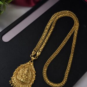 foaming 28  inches lakshmi dollar chain