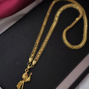 Premium foaming 28 inches ad vel peacock dollar chain