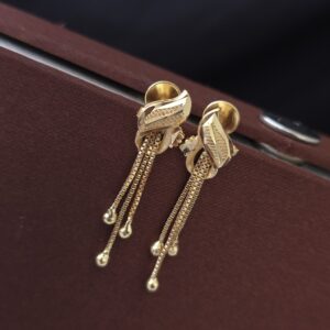 Premium foaming chain drops earing