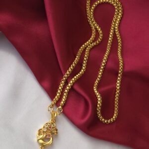 Premium foaming 28 inches ad peacock feather  dollar chain