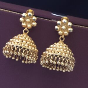 Premium foaming kerela pattern jhumka