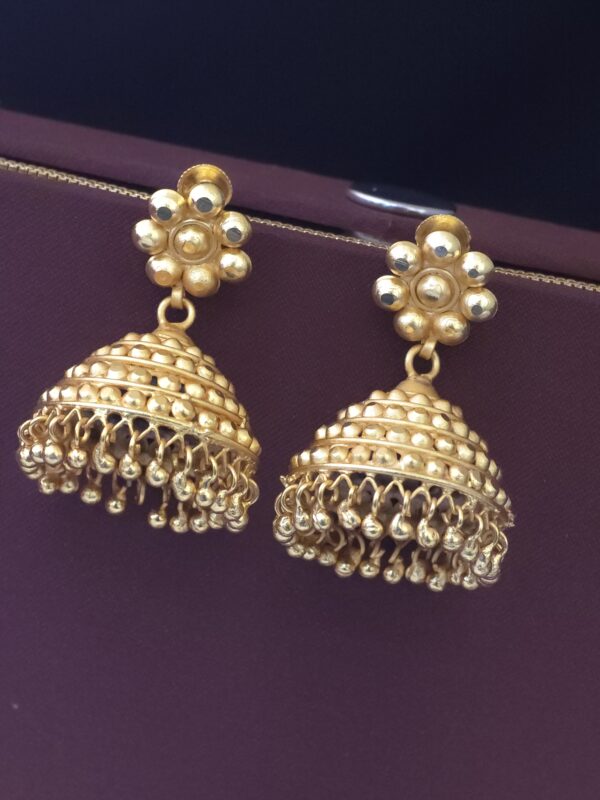 Premium foaming kerela pattern jhumka