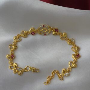 Premium  ad foaming oval heart bracelet