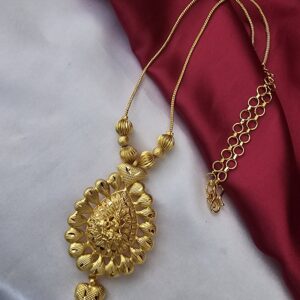 Premium foaming  goddess lakshmi neckalce