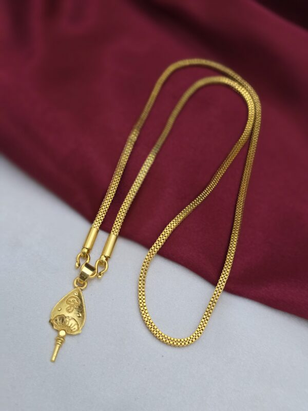  Premium 18 inches plain vel dollar chain