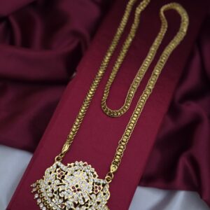 Premium impon 32 inches peacock dollar chain
