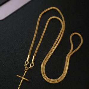 Premium 18 inches cross dollar chain