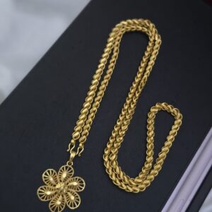 Premium foaming 28 inches flower type dollar chain