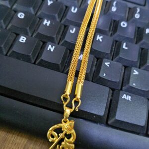 Premium 18 inches om dollar chain