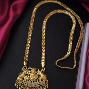  Premium foaming 28 inches goddess lakshmi dollar chain