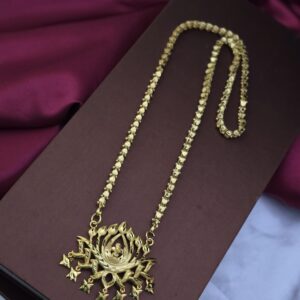  Premium foaming 28 inches lotus dollar with dasavatharam chain