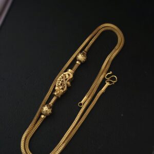 Premium foaming reversible peacock mugappu chain