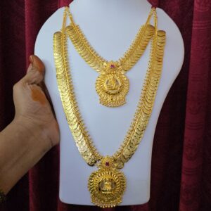 Premium foaming nagas wedding necklace haram combo