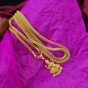 Premium foaming 32 inches goddess lakshmi dollar comes net chain