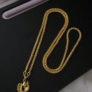 Premium foaming 32 inches swan ad dollar comes link chain