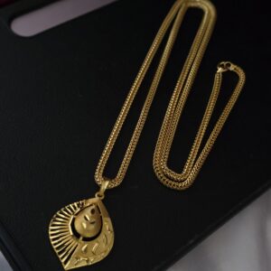 Premium foaming 28 inches plain thilagam  dollar chain