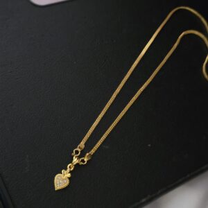  Premium foaming 18 inches ad heart  dollar chain 