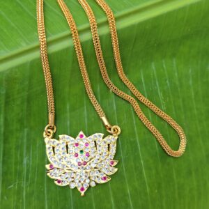 Premium 32 inches impon lotus  dollar chain