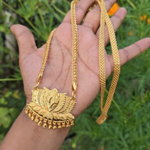  Premium 28 inches foaming lotus dollar chain