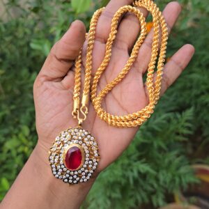 Premium 32 inches impon dollar chain