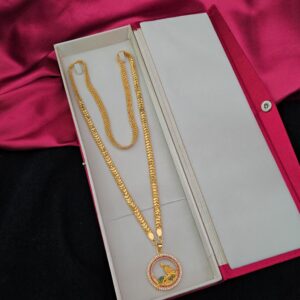  Premium 32 inches ad lord krishna  dollar chain