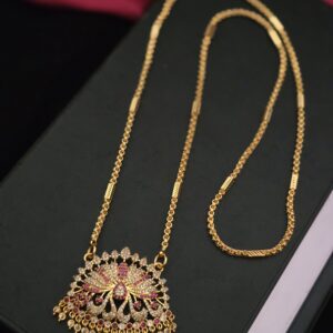  Premium foaming ad lotus feather 32 inches savitham dollar chain