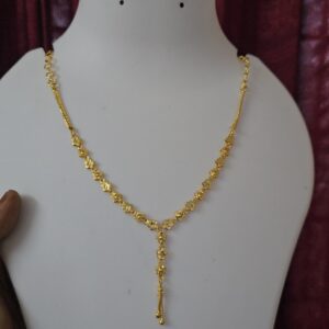 Premium foaming plain necklace comes with drops