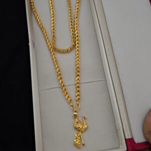  Premium foaming 32 inches vel mayil dollar chain comes lotus chain