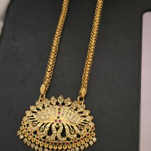 Premium 28 inches impon lotus feather dollar chain