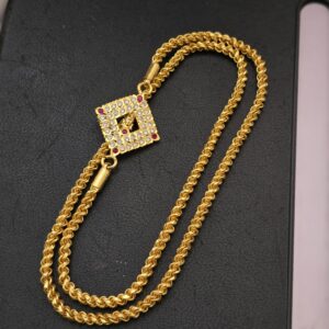 Premium 32 inches lakshmi impon mugappu chain