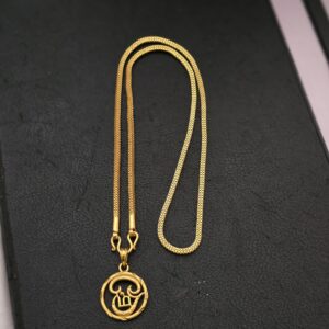 Premium 18 inches om dollar chain