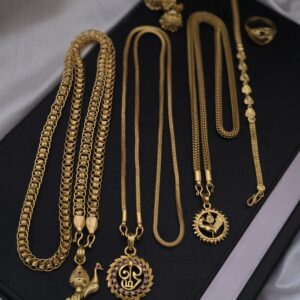 Premium foaming budget combo comes 3 dollar chain earing bracelet ring