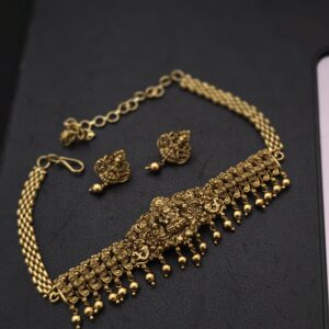 Premium  nagas real gold tone chik choker