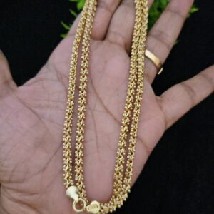  Premium impon chain 24  inches tiger design